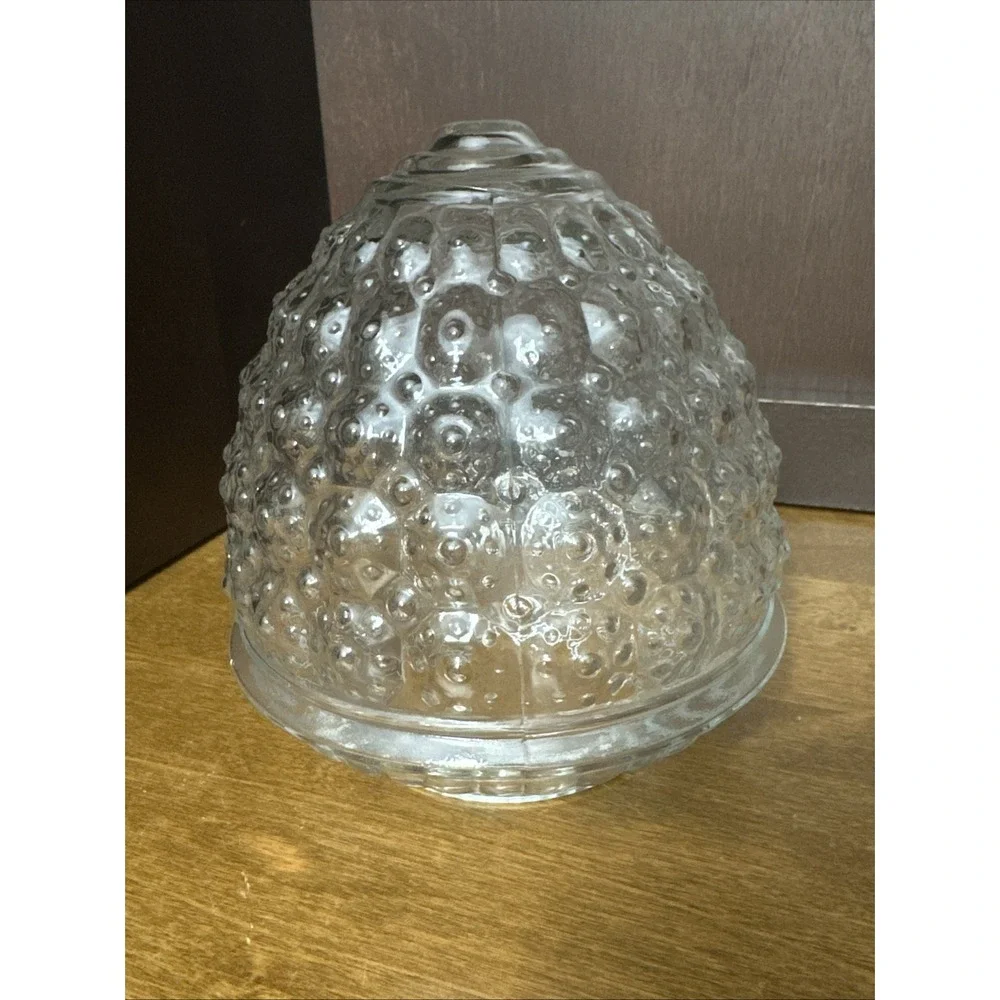 Clear Glass Light Shade Lamp Acorn Beehive Globe 3-1/8